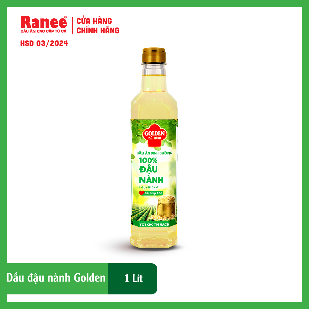 Dầu Đậu Nành cao cấp Golden 1 lít