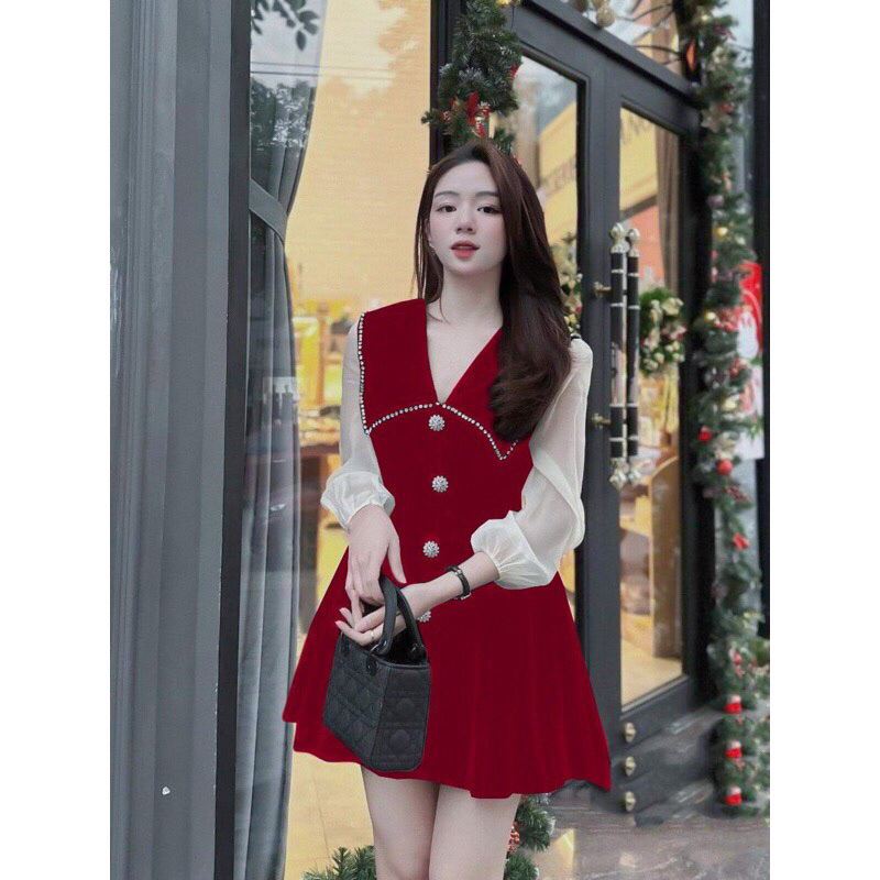 Đầm bigsize đi tiệc siêu xinh che bụng
