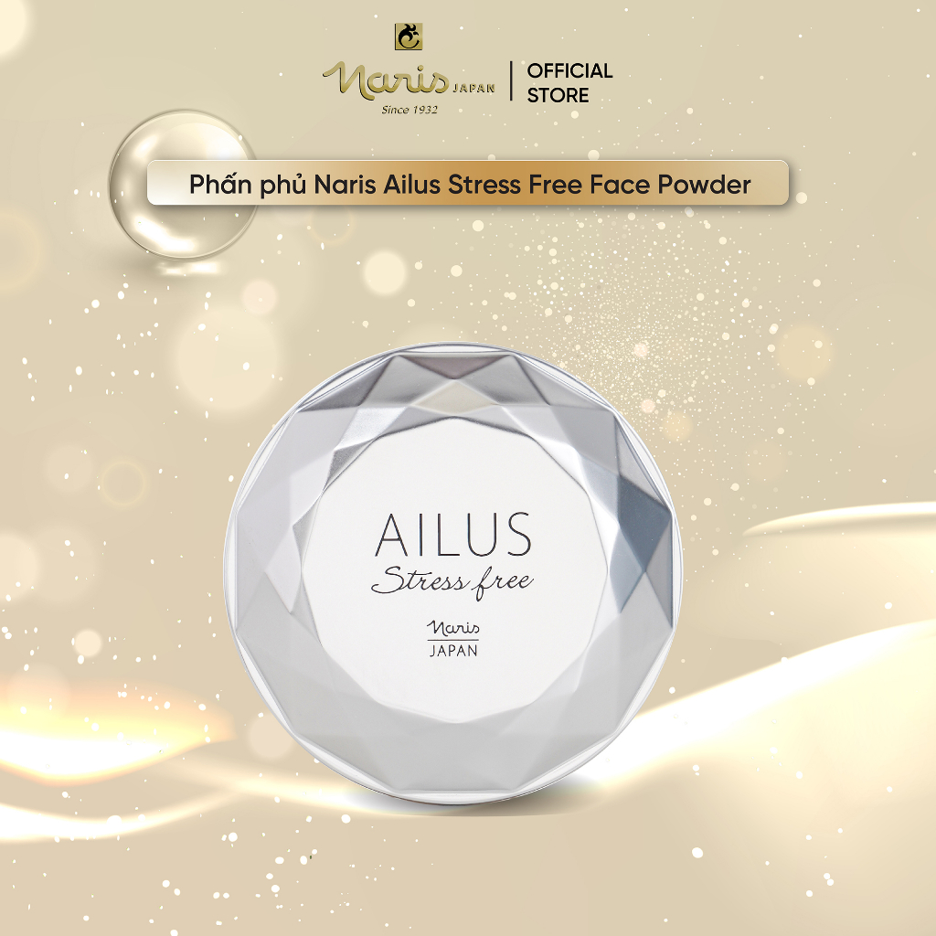 Phấn phủ Naris Ailus Stress Free Face Powder 12g