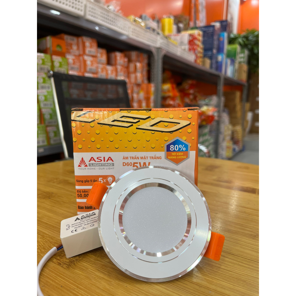 Đèn Led âm trần mặt trắng 5W - MT5