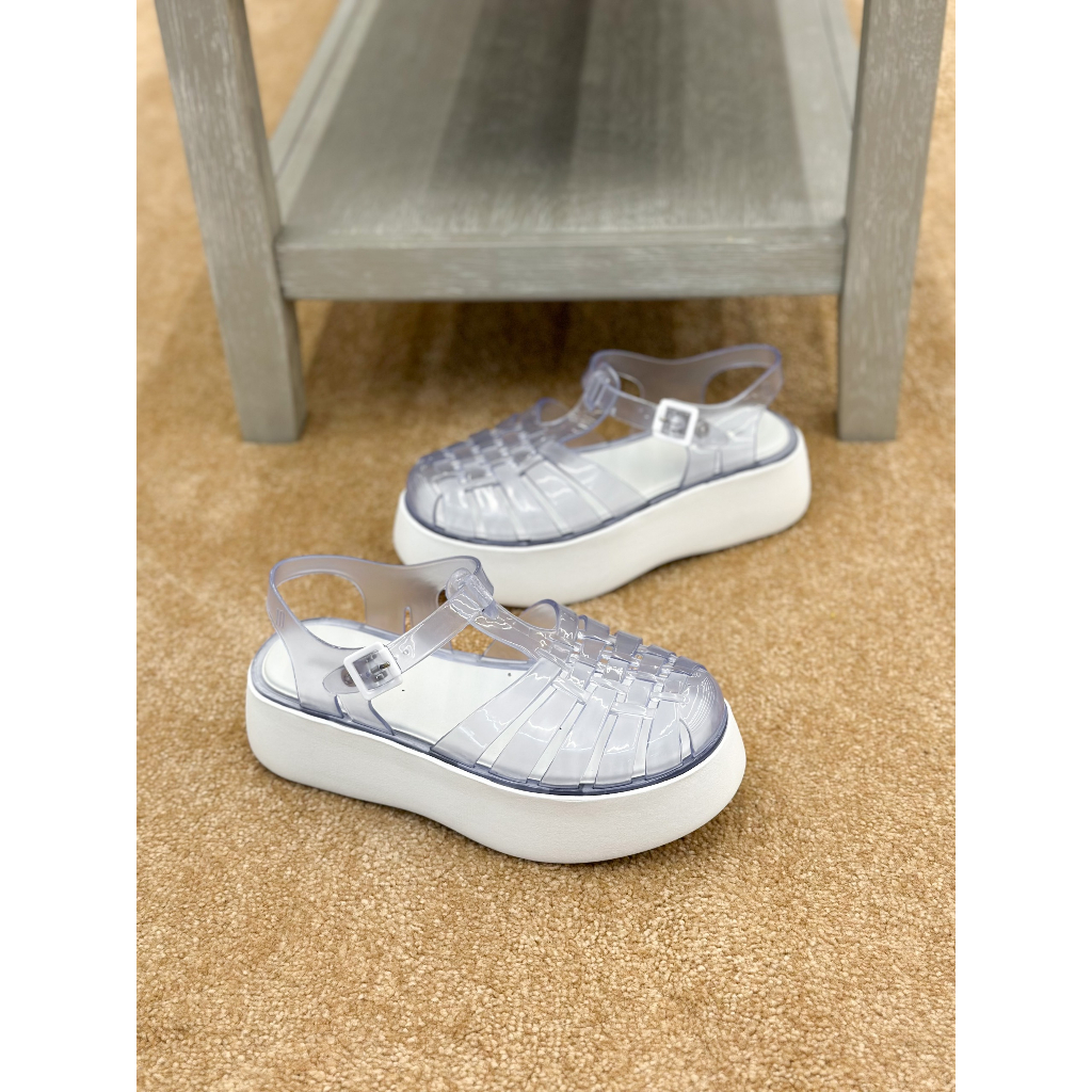 Giày Sandal Melissa Nữ Đế Cao 6cm - Nhựa Thơm Thanh Thoát Êm Nhẹ 7783 - SAUVUIVE