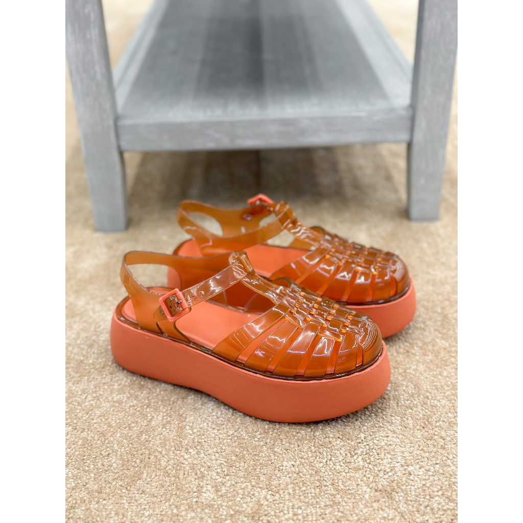 Giày Sandal Melissa Nữ Đế Cao 6cm - Nhựa Thơm Thanh Thoát Êm Nhẹ 7783 - SAUVUIVE