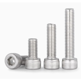 Set 10 con ốc - bulong lục giác inox chìm 304 m3 m4 m5 m6