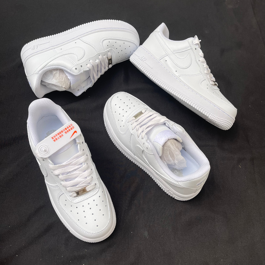 GIÀY THỂ THAO TRẮNG NAM NỮ AIRFORCE1 SENA SNEAKER