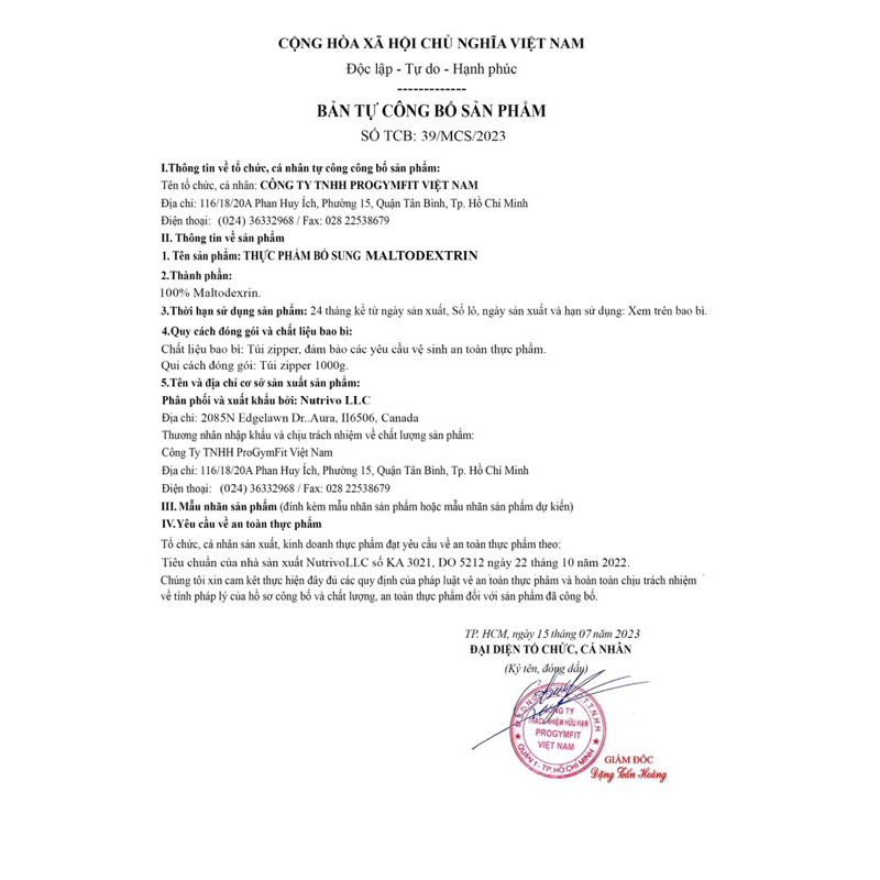 Sữa Tăng Cân Tăng Cơ Maltodextrin CANADA WG TÚI 1KG- Freeship