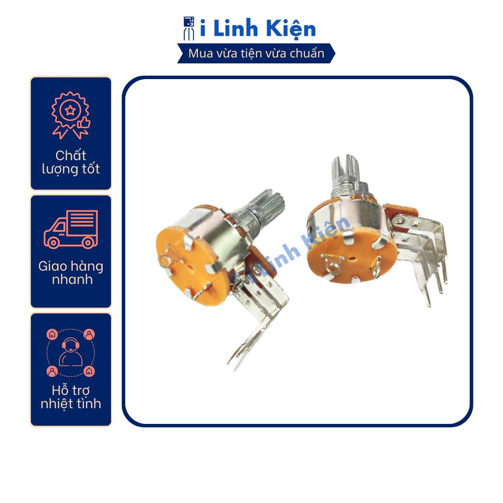 Triết áp công tắc 5K/10K/50K/100K/500K WH148 chất lượng cao.