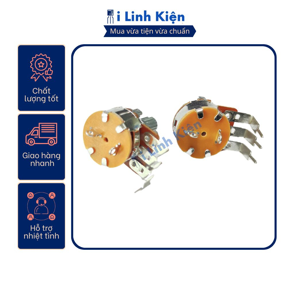 Triết áp công tắc 5K/10K/50K/100K/500K WH148 chất lượng cao.