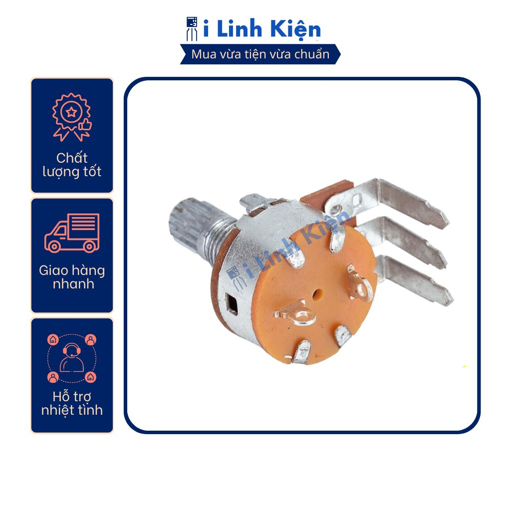 Triết áp công tắc 5K/10K/50K/100K/500K WH148 chất lượng cao.