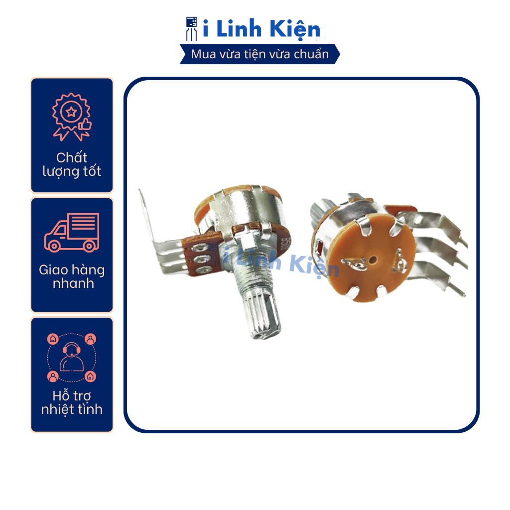 Triết áp công tắc 5K/10K/50K/100K/500K WH148 chất lượng cao.