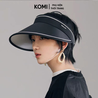 Mũ đi biển chống nắng chống UV KOMI nón nam nữ lưỡi trai nửa đầu thời trang năng động trẻ trung