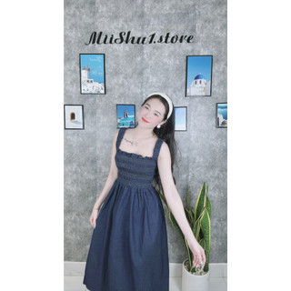 Đầm 2 dây cúp ngực dự tiệc đi biển cực xinh