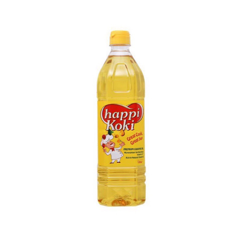 Dầu ăn Happi koki chai 1lít