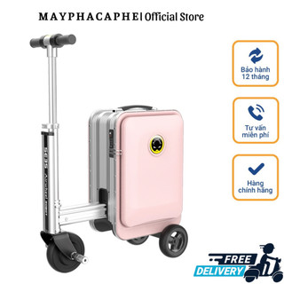 Vali scooter, vali black pink, vali kiêm xe điện scooter airwheel se3s, nhập eu, bh 12 tháng