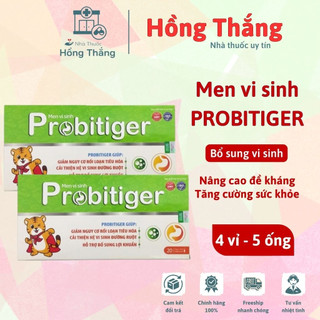 Men vi sinh Probitiger - Bổ sung lợi khuẩn đường ruột - Hộp 4 vỉ x 5 ống - NT Hồng Thắng