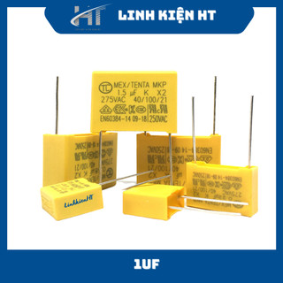 Tụ lọc nguồn 1UF-275V chất lượng tốt - Linh kiện HT