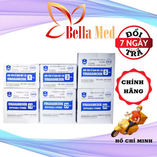 Hộp 100 cây bơm kim tiêm ống chích sử dụng 1 lần 1cc/ml, 3cc/ml, 5cc/ml, 10cc/ml, 20cc/ml
