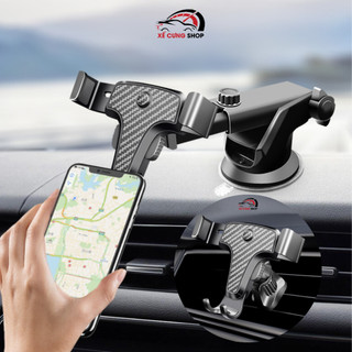 Giá đỡ điện thoại trên ô tô xoay 360 độ kẹp cửa gió -ST1704