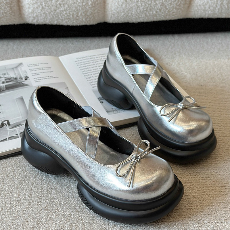 GIÀY BALLET CHUNKY A96 ĐẾ CAO 6CM PHONG CÁCH JENNIE