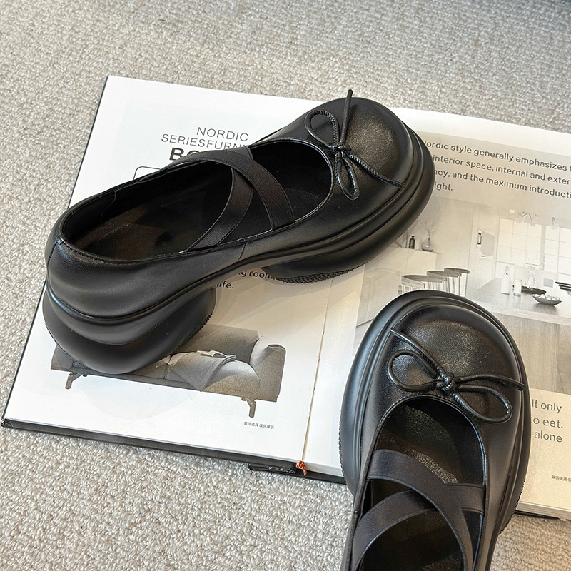 GIÀY BALLET CHUNKY A96 ĐẾ CAO 6CM PHONG CÁCH JENNIE