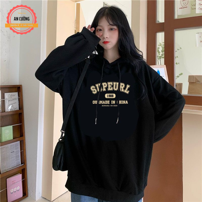 Áo hoodie, áo khoác hoodie nam nữ chất nỉ dày form rộng có mũ giá rẻ HOODIE07 - Xưởng may An Cường | BigBuy360 - bigbuy360.vn