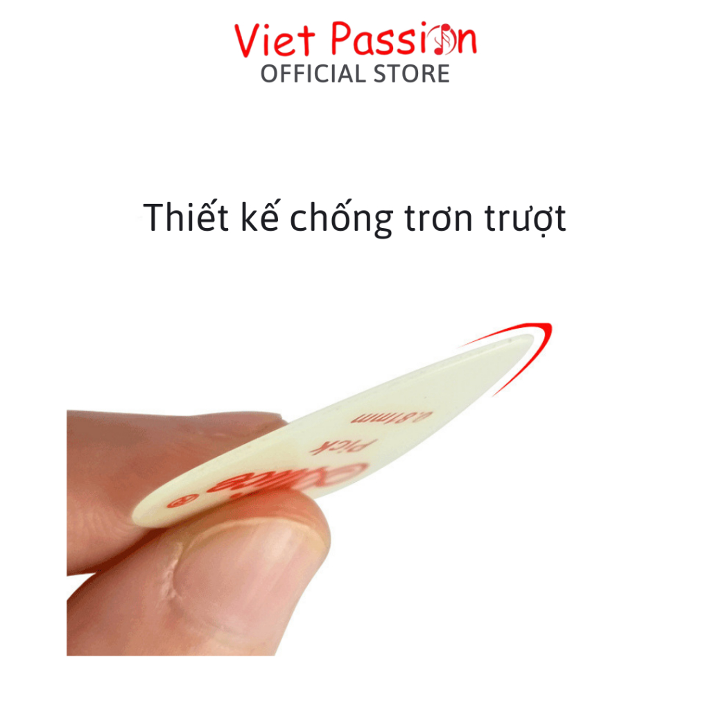 Pick gảy phát sáng, phím gảy guitar ukulele có huỳnh quang phát sáng ban đêm Viet Passion HCM