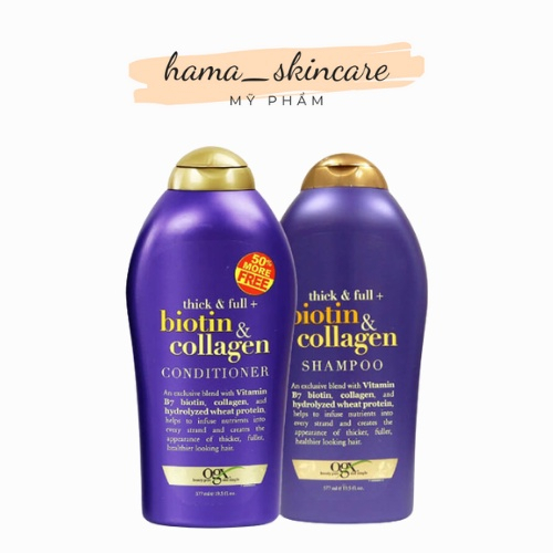 Biotin Collagen Tím-  Biotin Collagen Tím 577ml - Biotin Collagen Tím Dầu Gội Chống Rụng Tóc_Shopee Mall _Shopee Mall sd