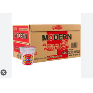 Mì Modern lẩu thái tôm 65g ( thùng 24 ly)