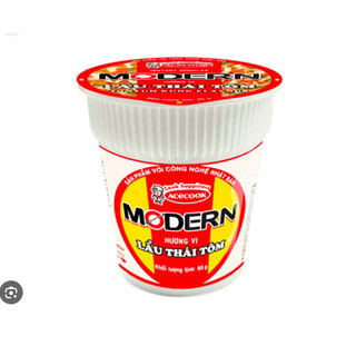 Mì Modern lẩu thái tôm 65g ( thùng 24 ly)