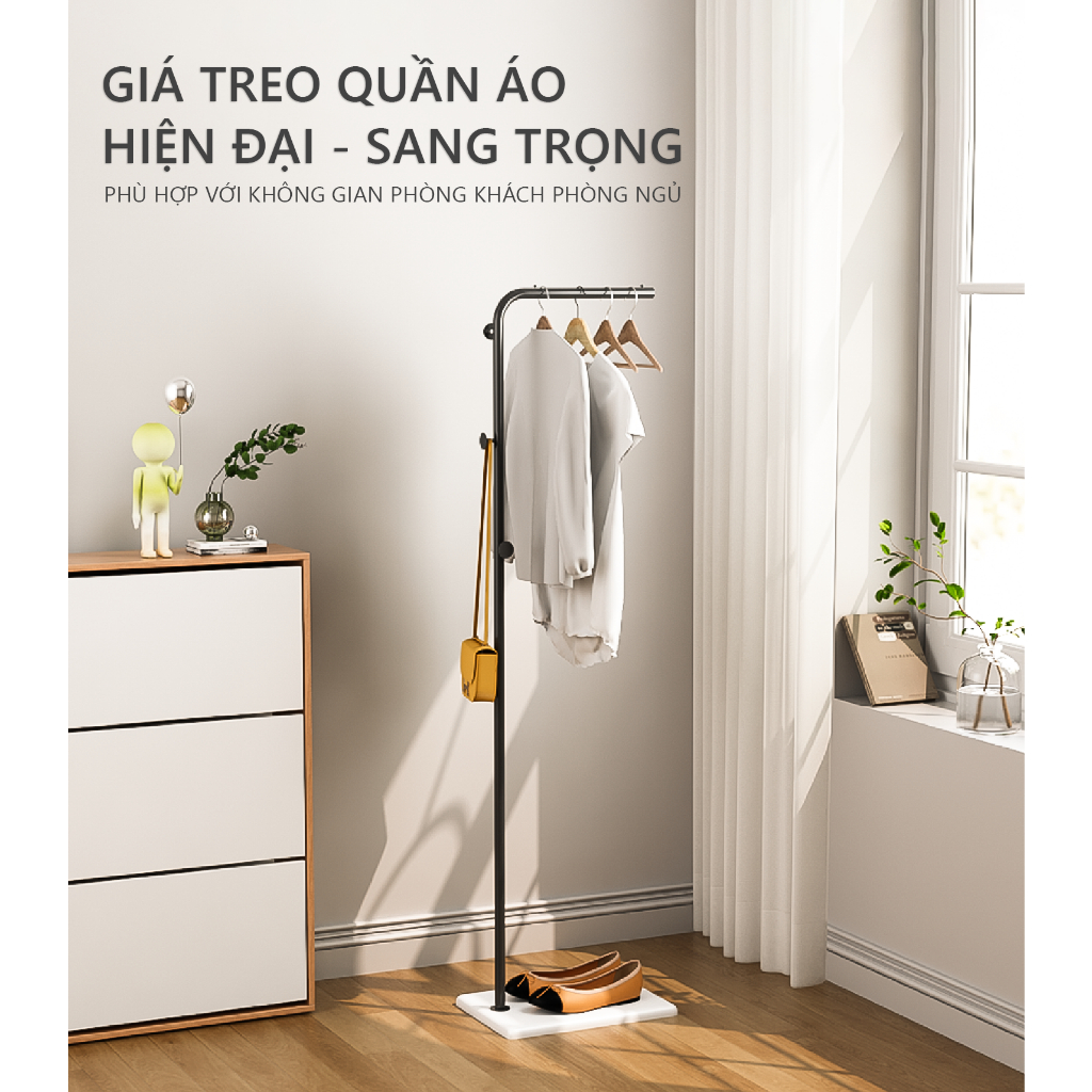 Cây treo quần áo khung thép sơn tĩnh điện chống gỉ thương hiệu SOHJA - SM91