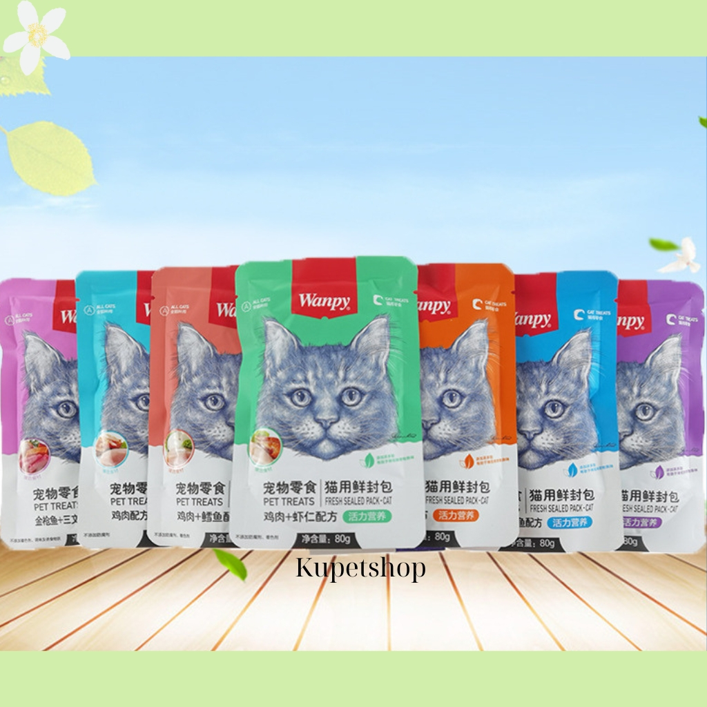 Combo 10 Gói Pate Mix Vị Cho Chó Mèo KUPETSHOP