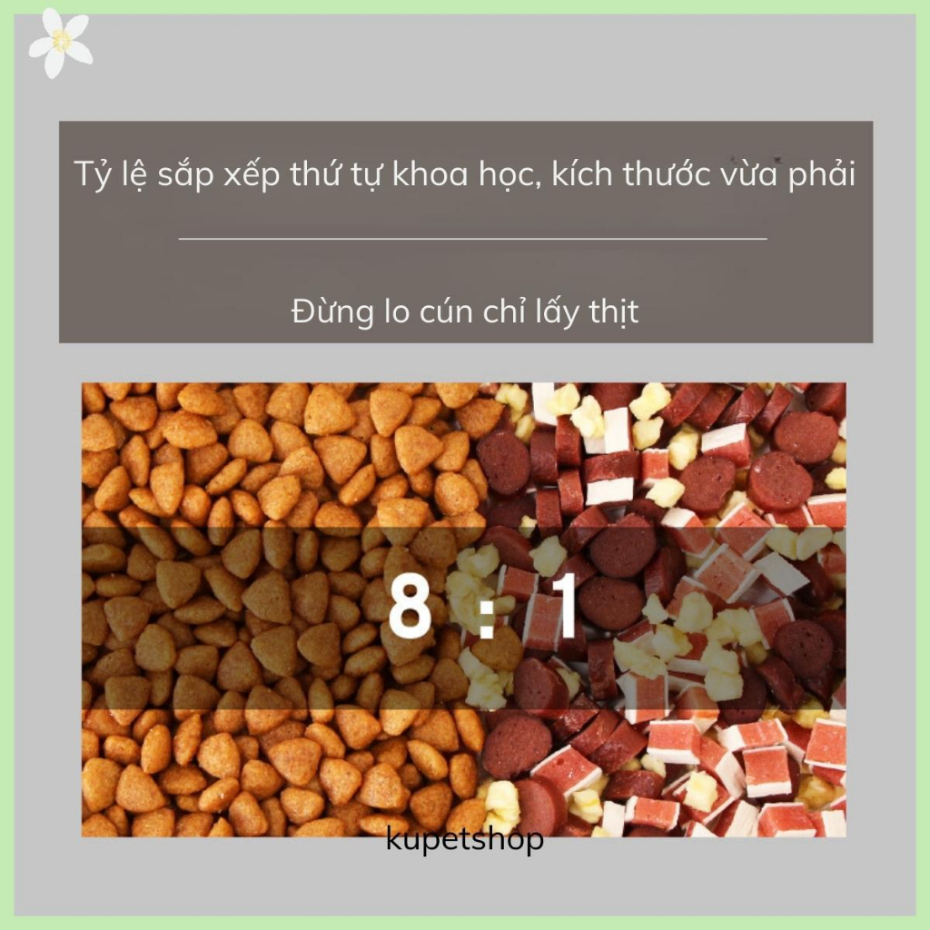 Hạt Captian Siêu Topping Bò- Phomai-Cá Hồi dành cho chó - KUPETSHOP