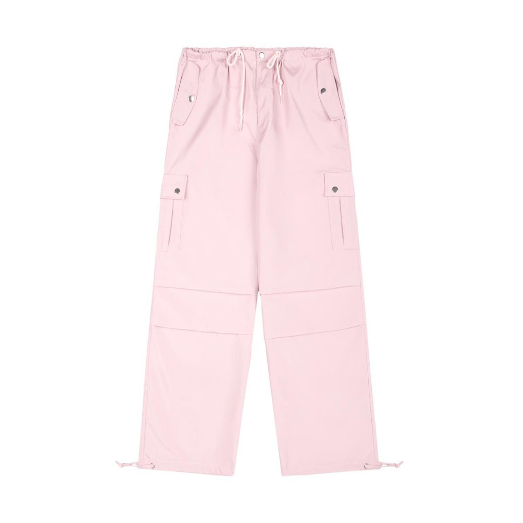 AB HOUSE - Quần dù WHITE PINK dây rút (form to) nam nữ