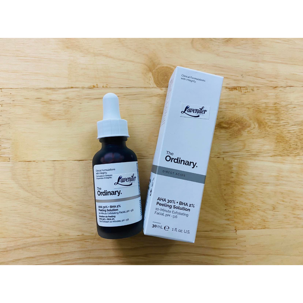 Date 10/2024 -The ordinary AHA 30%+BHA 2% Peeling Solution