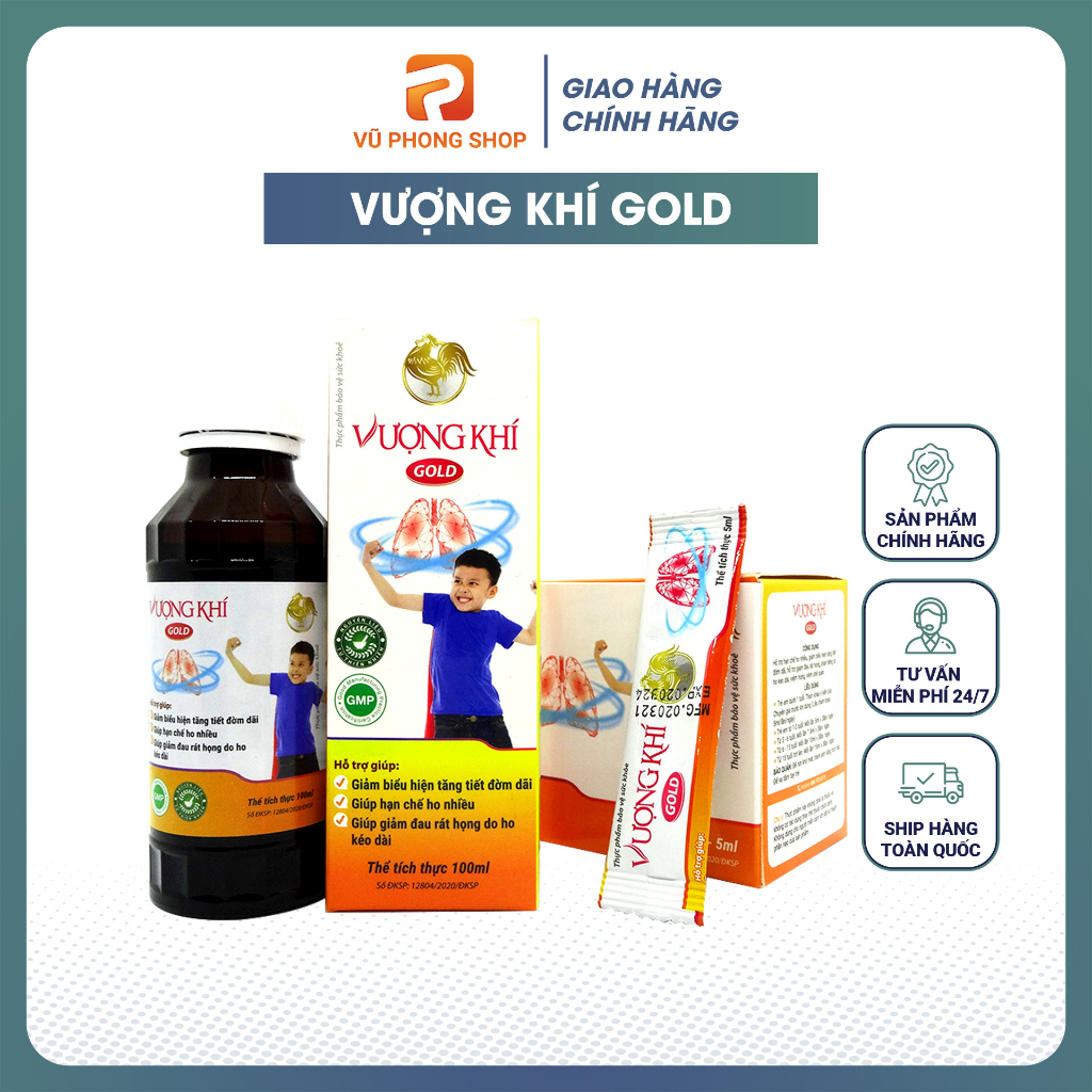 Cao lỏng vượng khí GOLD SIRO Ho cho bé bổ phế giảm ho Ngăn Ngừa Các Bệnh Hô Hấp Giúp Bé Khoẻ Mạnh