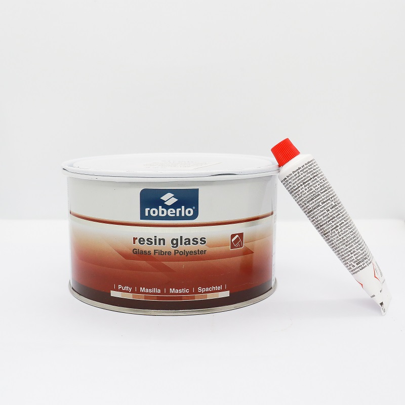 1.5kg Bả Roberlo Matit màu xanh chống rỉ, Bột trét chống rút, bả đắp sợi thuỷ tinh TÂY BAN NHA 1.5kg
