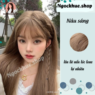 thuốc nhuộm tóc nâu sáng + tặng kèm trợ dưỡng - Ngọc Khuê Shop
