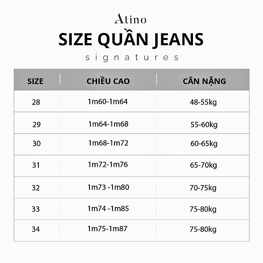 Quần Jean Nam Xanh ATINO Chất Liệu Jean Cotton Form Regular-Fit QJ1.1056