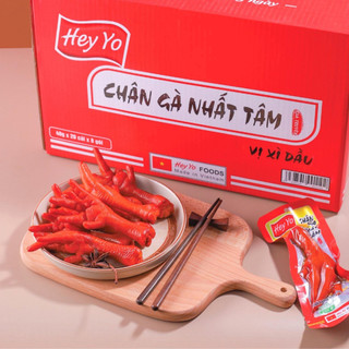 Chân gà cay xì dầu Hey yo Việt Nam combo ăn vặt ngon rẻ