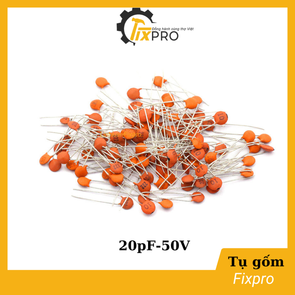 Tụ gốm 20PF 20P 50V (túi 10c) chất lượng tốt