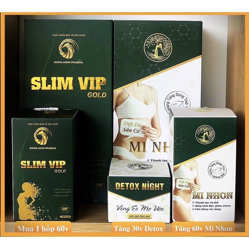 SLIM VIP GOLD  TẶNG KÈM MI NHON MỚI NHẤT