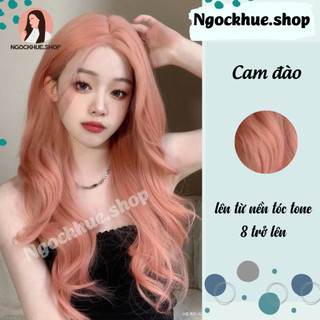 thuốc nhuộm tóc cam đào + tặng oxy trợ dưỡng - Ngọc Khuê Shop