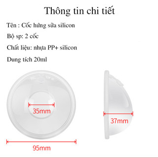 Miếng lót ngực hứng sữa Silicon Babuu( Hộp 2 chiếc)