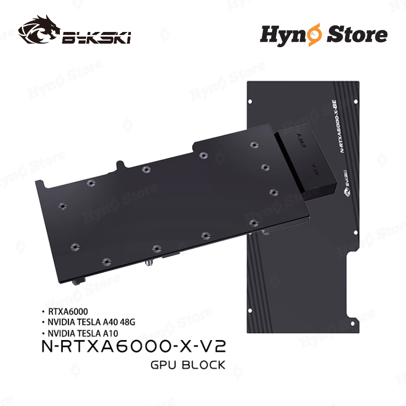 Block VGA Bykski N-RTXA6000-X-V2 Tản nhiệt nước custom - Hyno Store