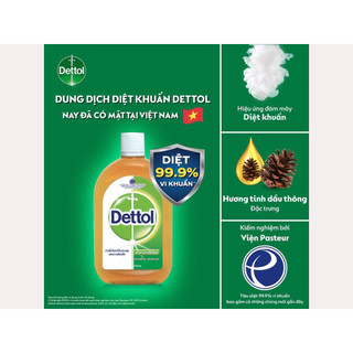Dung dịch sát khuẩn Dettol chai 500ml