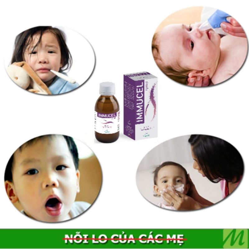 Siro IMMUCEL 120ml - Giúp tăng cường hệ miễn dịch cho bé