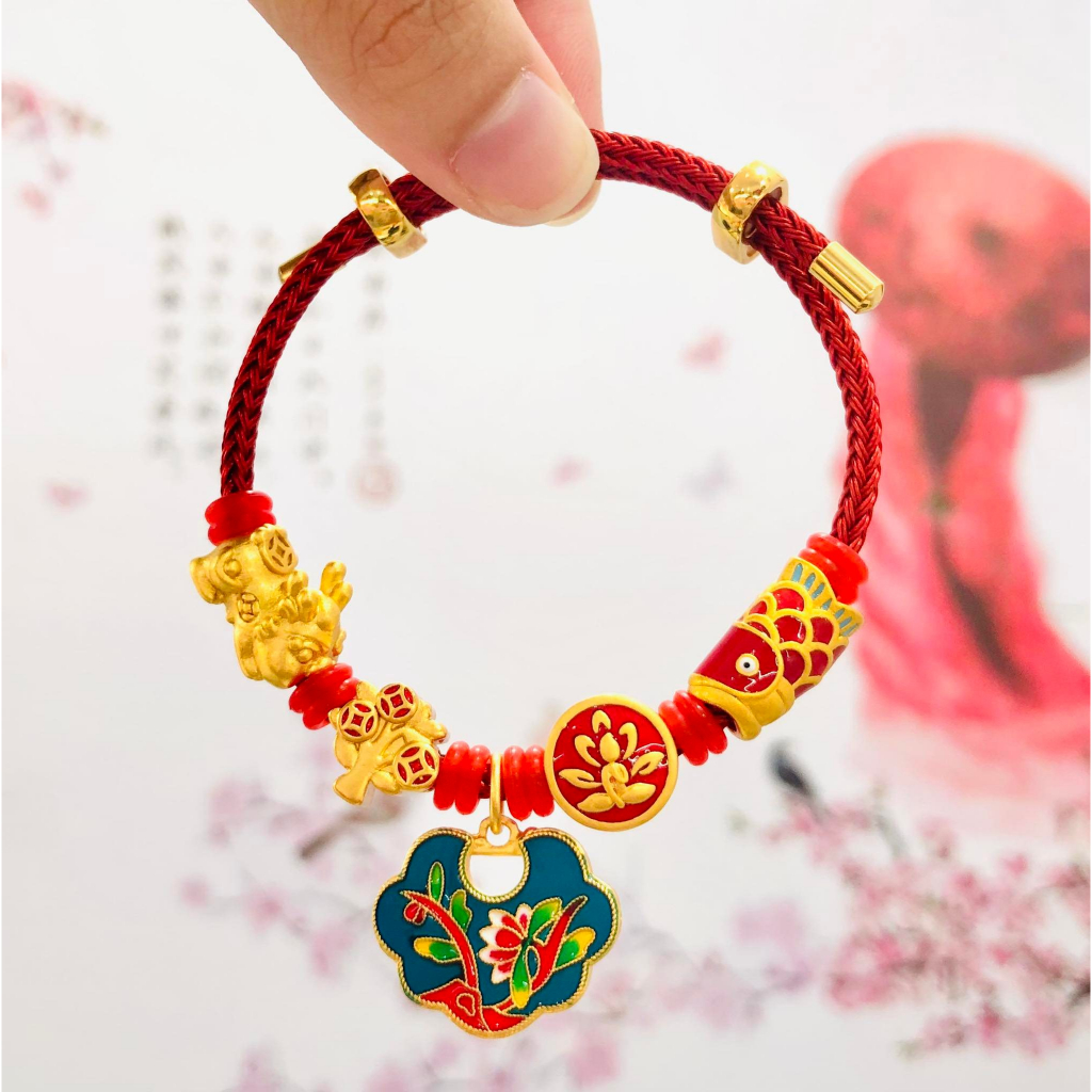 set charm tài lộc bình an