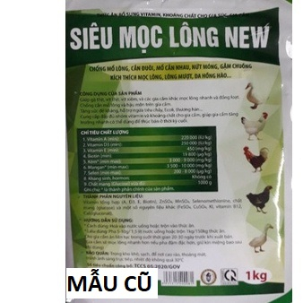 1kg- Siêu mọc lông, mượt lông, hồng da cho gà. vịt, ngan, ngỗng