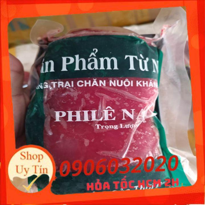 [ Giao hỏa tốc HCM 2h ] 1Kg thịt nai phi lê ngon - sieuthingon-com