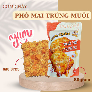 Cơm cháy phô mai trứng muối chà bông