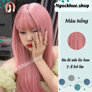 thuốc nhuộm tóc hồng + tặng kèm trợ dưỡng - Ngọc Khuê Shop